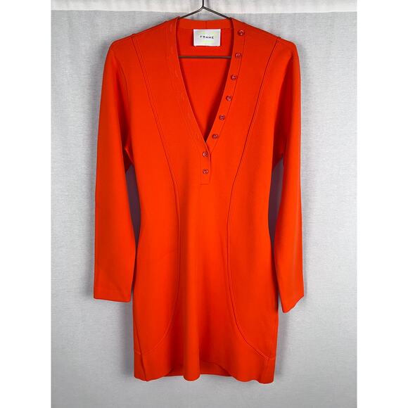 Frame x Julia Sarr Jamois Dress Cutout Knit Mini ASO Simone Ashley Sexy Baddie - Picture 4 of 9